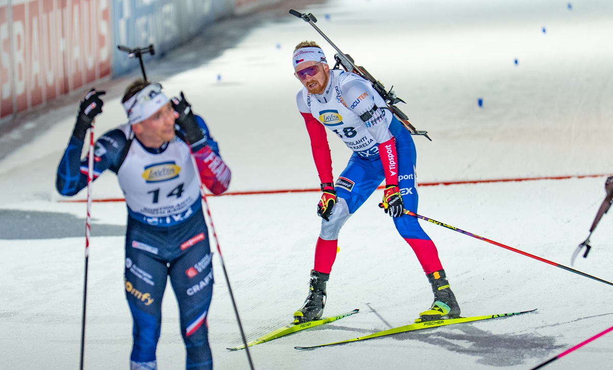 Michal Krčmář, štafeta mužů na SP v Kontiolahti 2026